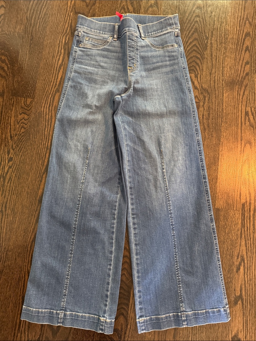 Spanx Wide Leg Seamed Front Jeans - Medium - Picture 4 of 9